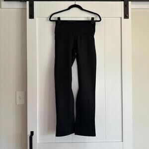 NWT‎ YITTY Split Mini Flare Black Leggings Size Medium
